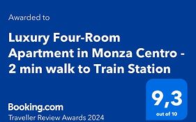 Luxury Four-Room Apartment In Monza Centro - 2 Min Walk To Train Station